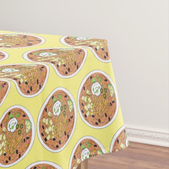 Toalha De Mesa Taça de Tortilla Soup Tex Mex Comida Chips Avocado (Posição Original)