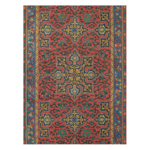 Toalha De Mesa Tapete de Carpete Persa Vermelho Azul Clássico