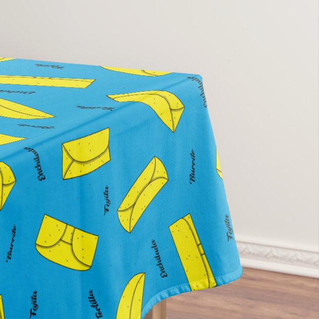 Toalha De Mesa Taqueria Burritos, Enchiladas, Tortillas, Fajitas  (Posição Original)