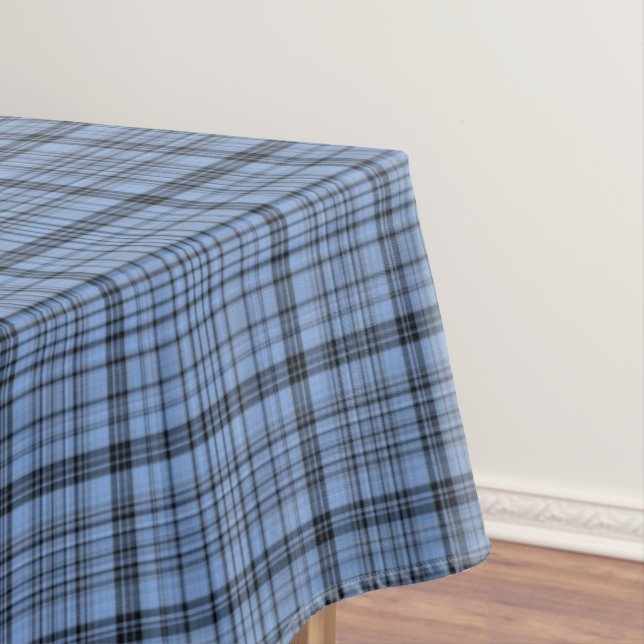Toalha De Mesa Tartan do azul do Cornflower (Posição Original)
