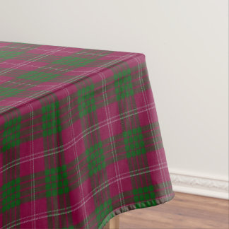 Toalha De Mesa Tartan escocês de Crawford do clã