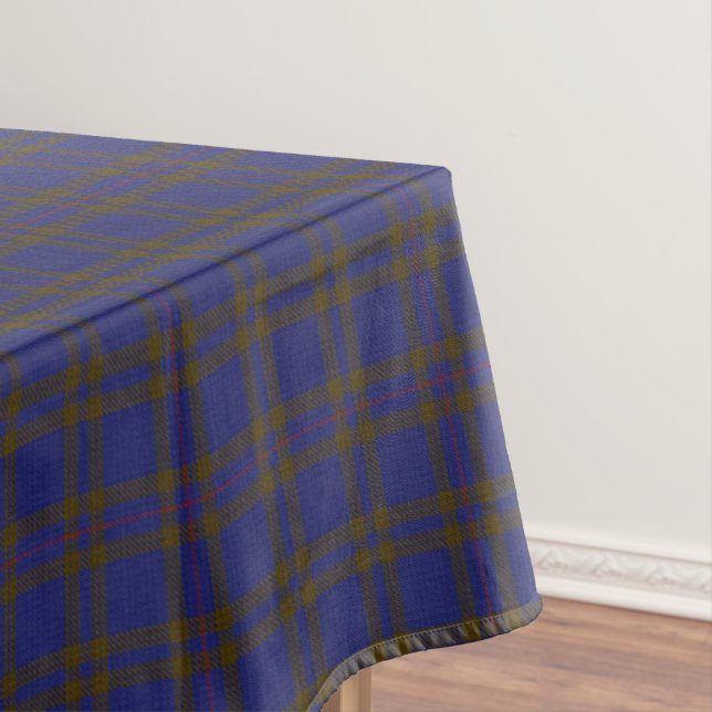 Toalha De Mesa Tartan escocês de Elliot Elliott do clã (Posição Original)