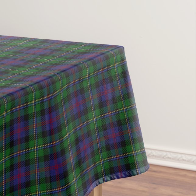 Toalha De Mesa Tartan escocês de Malcolm do clã (Posição Original)