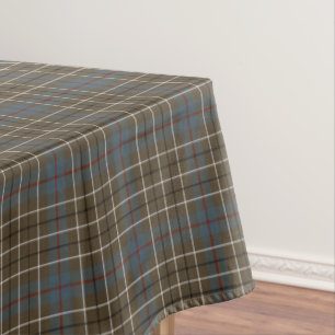 Toalha De Mesa Tartan escocês resistido Brown de Duncan do clã