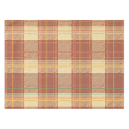 Toalha De Mesa Tartan - Marrom, bege, Turquesa, laranja, amarelo