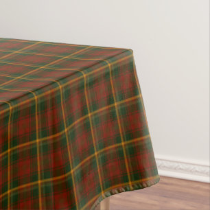 Toalha De Mesa Tartan nacional canadense da folha de bordo