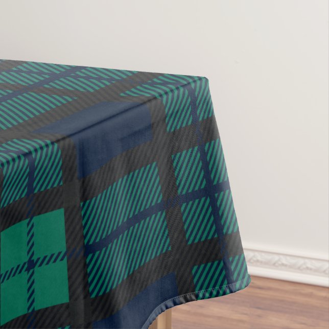 Toalha De Mesa Tartan Scottish Clan Blackwatch Xadrez (Posição Original)