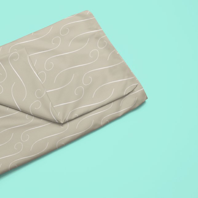 Toalha De Mesa Taupe Swirls (Criador carregado)
