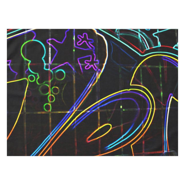 Toalha De Mesa tcna de grafite 10 50x72 (Frente (Horizontal))