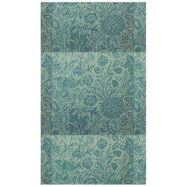 Toalha De Mesa Teal,art nouveau, vintage,floral,padrão,teal,Will