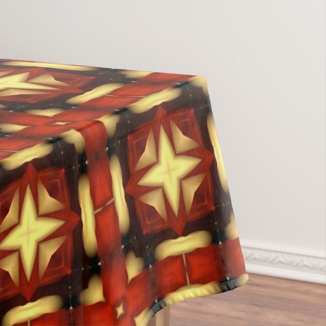 Toalha De Mesa Tecido geométrico de Mesa do Autumn Star (Posição Original)
