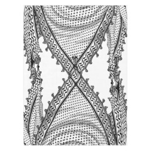 Toalha De Mesa Tecido Tradicional do Keffiyeh Scarf Palestino