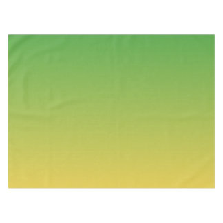 Toalha De Mesa Tecido verde e amarelo personalizado