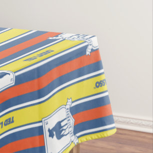 Toalha De Mesa Ted Lasso Padrão de distribuição do logotipo AFC