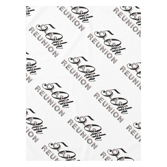 Toalha De Mesa TEE a 50th reunião de classe (Frente)