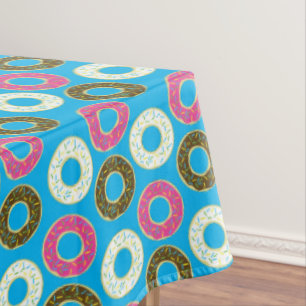 Toalha De Mesa Tema de Partido do Rosquinha Colorida Doughnutprim