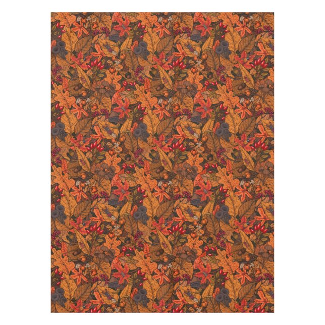 Toalha De Mesa Tesouros do outono (Frente)