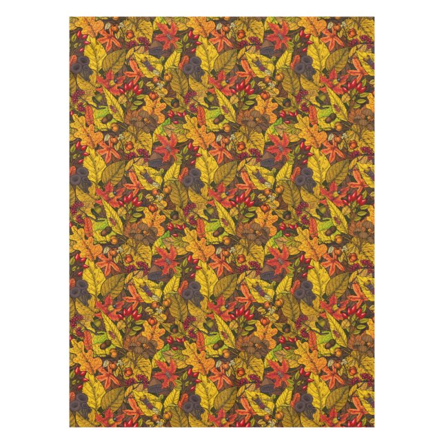 Toalha De Mesa Tesouros do outono (Frente)