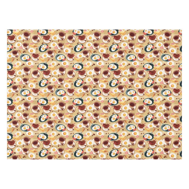 Toalha De Mesa Teste padrão 3 do pequeno almoço (Frente (Horizontal))