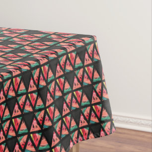 Toalha De Mesa Teste padrão abstrato tirado mão da melancia