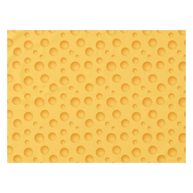 Toalha De Mesa Teste padrão amarelo do queijo (Frente (Horizontal))