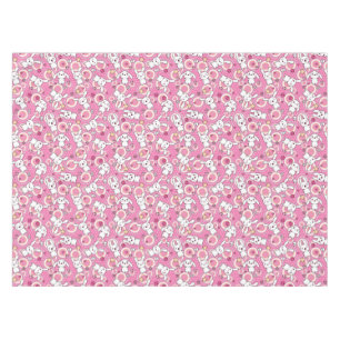Toalha De Mesa teste padrão cor-de-rosa do kawaii