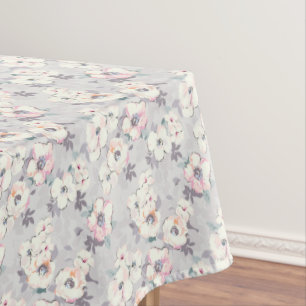 Toalha De Mesa Teste padrão cor-de-rosa macio da aguarela