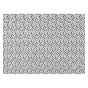 Toalha De Mesa Teste padrão da textura do osso Greyscale