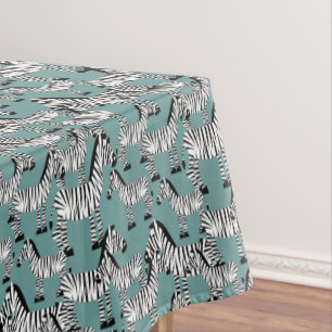 Toalha De Mesa Teste padrão da zebra