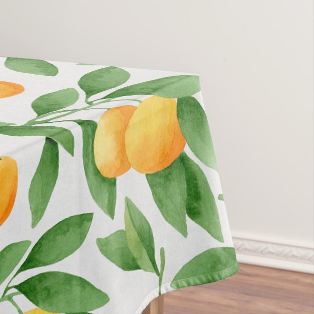 Toalha De Mesa Teste padrão das laranjas ou das tangerinas da (Posição Original)