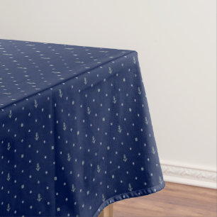 Toalha De Mesa Teste padrão de bolinhas da âncora