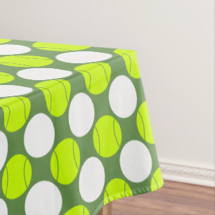 Toalha De Mesa Teste padrão de bolinhas da bola de tênis