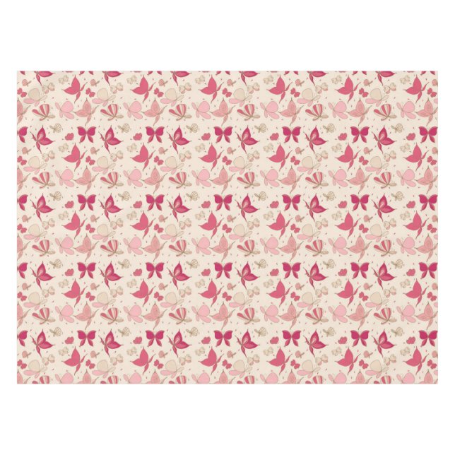 Toalha De Mesa teste padrão de borboleta 3 (Frente (Horizontal))