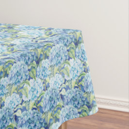 Toalha De Mesa Teste padrão de flor azul bonito do Hydrangea