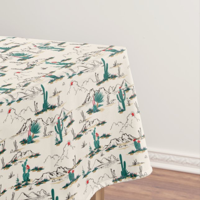 Toalha De Mesa Teste padrão de florescência dos Succulents (Posição Original)