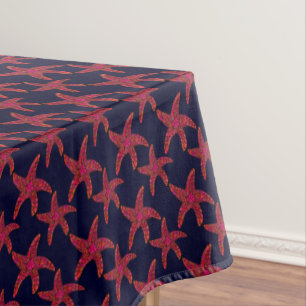 Toalha De Mesa Teste padrão do estilo da estrela do mar