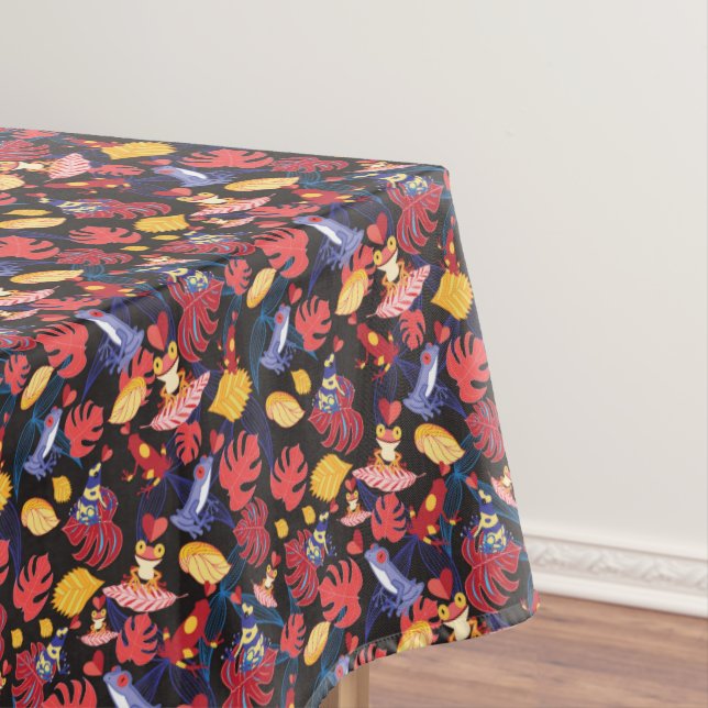 Toalha De Mesa Teste padrão dos sapos 2 dos amantes (Posição Original)