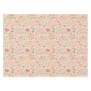 Toalha De Mesa Teste padrão floral brilhante