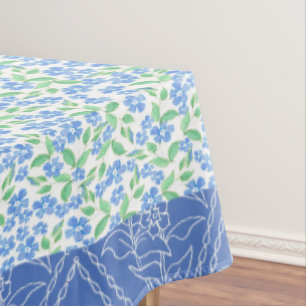Toalha De Mesa Teste padrão floral dos retalhos do falso de Boho