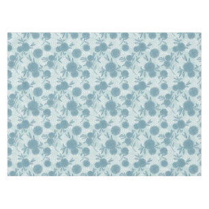 Toalha De Mesa Teste padrão floral retro 2 2