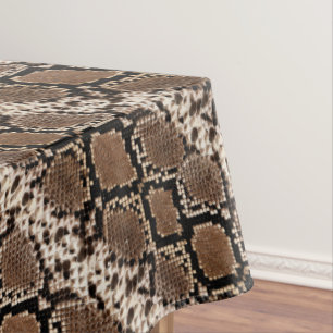 Toalha De Mesa Teste padrão fotográfico de Snakeskin do falso