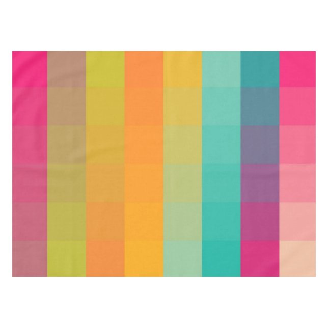 Toalha De Mesa Teste padrão geométrico abstrato (Frente (Horizontal))