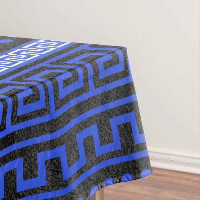 Toalha De Mesa Teste padrão grego tradicional do meandro (Posição Original)