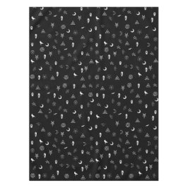 Toalha De Mesa Teste padrão oculto gótico dos símbolos