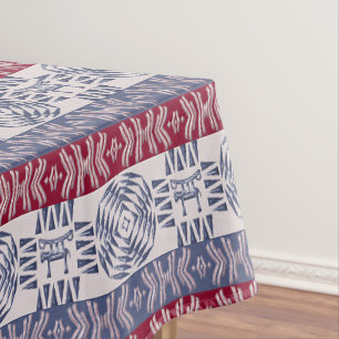 Toalha De Mesa Teste padrão tribal africano étnico com simbols