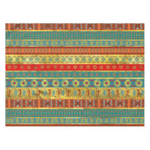 Toalha De Mesa Teste padrão tribal étnico africano colorido