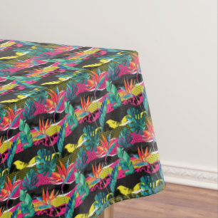 Toalha De Mesa Teste padrão tropical abstrato da textura do néo