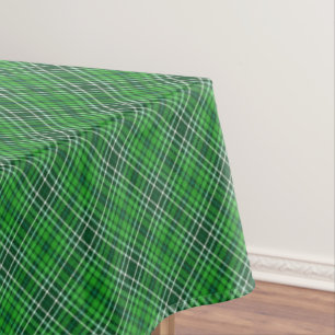 Toalha De Mesa Teste padrão verde escuro & de Forest Green da