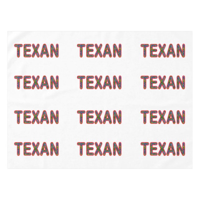 Toalha De Mesa Texano Bluebonnet (Frente (Horizontal))