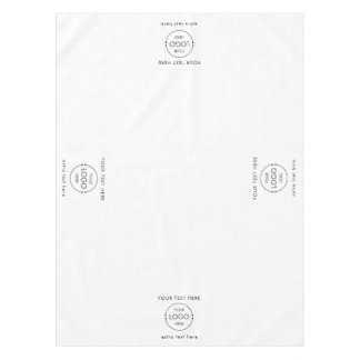 Toalha De Mesa Texto do logotipo de empresa do banner Mesa-up Com